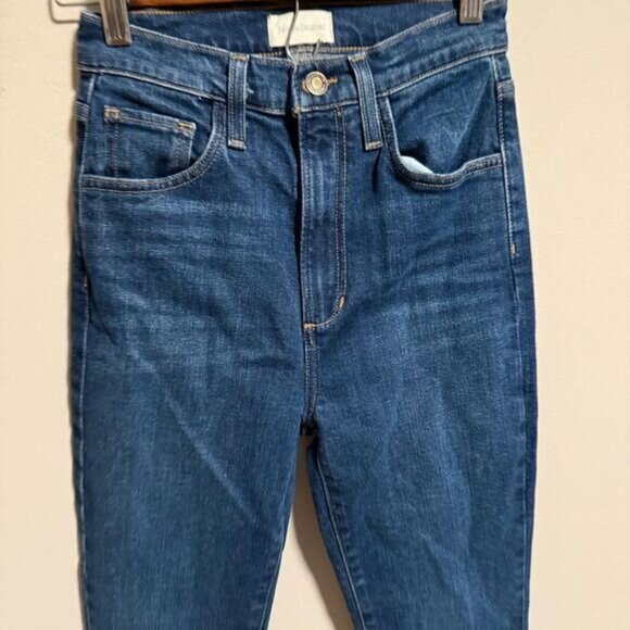 Favorite Daughter The Valentina Shortie Bootcut Jeans in Woodside- Size 24 - Picture 6 of 8